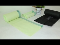 Зелёные биоразлагаемые мешки для мусора без токсичности с индивидуальным логотипом